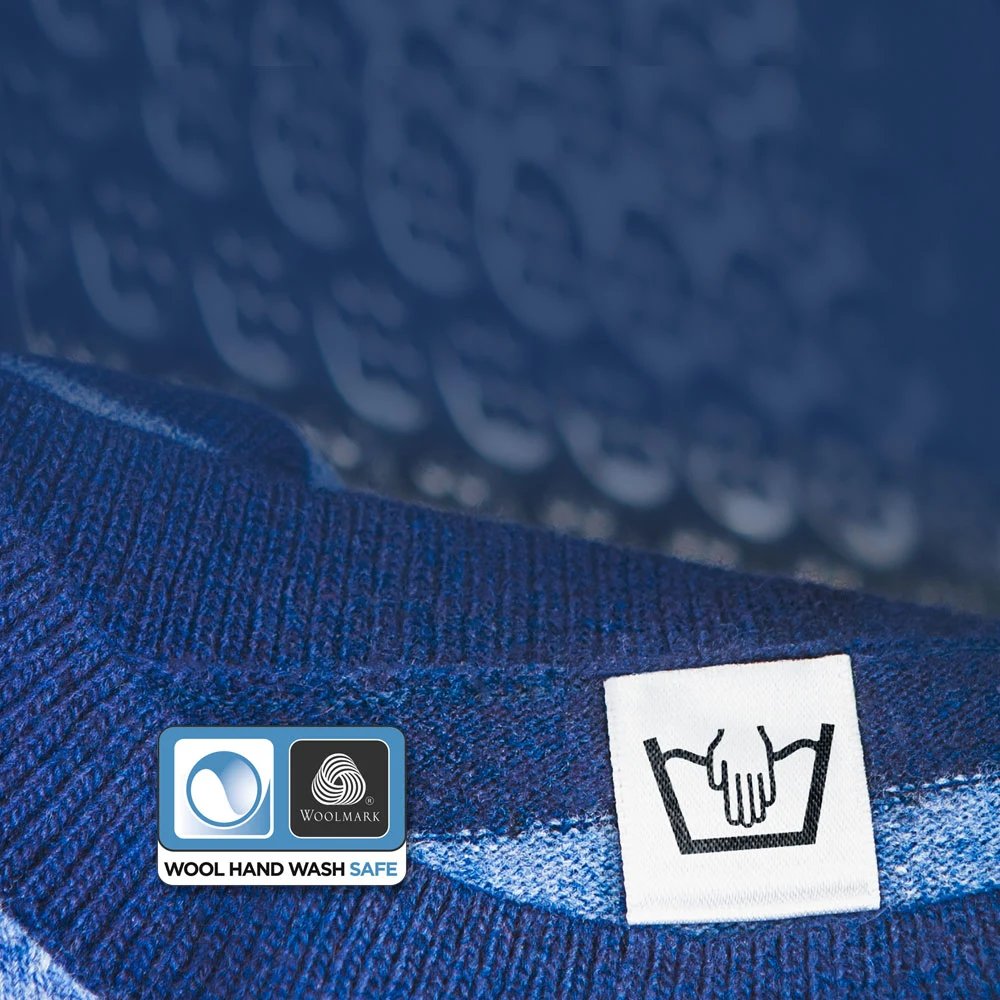 Certyfikat Woolmark — bezpieczne pranie wełny