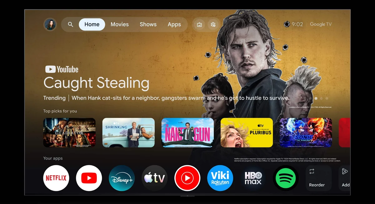 Smart TV z Google TV